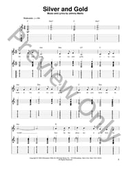 Silver And Gold Guitar and Fretted sheet music cover